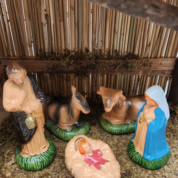 Nativity Set Of  Fisher Price Little People Christmas 2005 Playset Musical Light - Picture 11 of 16